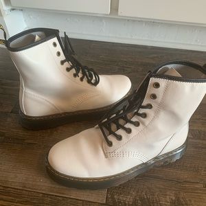 White Doc Martens size 8